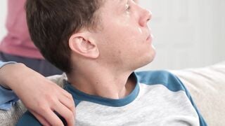 Latina teen asks BF stepdad to eat pussy