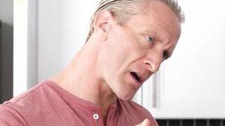 Latina teen asks BF stepdad to eat pussy