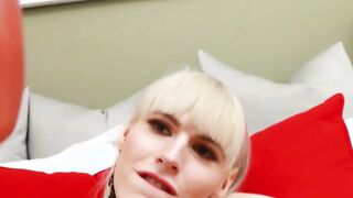 Kinky tranny Lianna Lawson dildlo play and big dick stroking