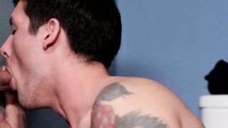 Orlando slides his thick stiff meat into Gregs tight asshole