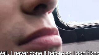 Straight Latino takes cash and turns gay by sucking dick