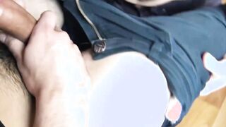 Straight Latino takes cash and turns gay by sucking dick
