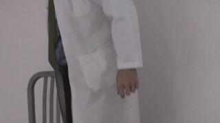 Emily Willis bounces on a cock while she sucks on another