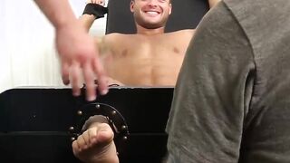Wonderfull Tyrell succumbs to tickle treatment while tied up