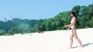 An adorable nudist girls
