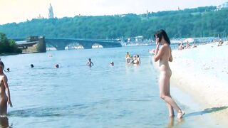 An adorable nudist girls