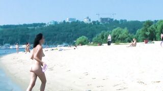 An adorable nudist girls