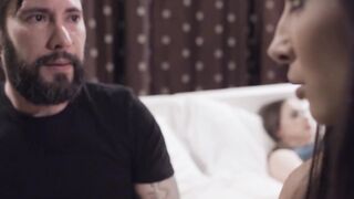 Chanel Preston takes boyfriends dick right next to his wife
