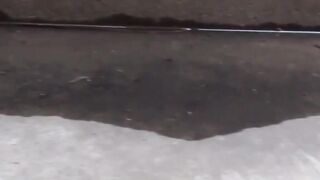 Real Japanese amateurs filmed peeing all around town