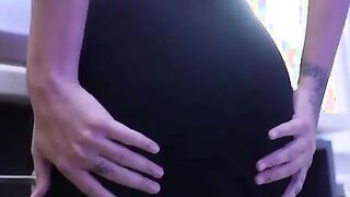 Chloe Temple is gets ready to go on a girls night. Taking her time inside