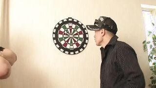 Japanese street pickup success story decided by a game of darts