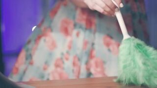 Wife and submissive MILF fucks husband