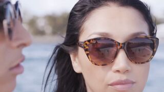 VIXEN Vicki & Teanna share Goddess dyke got-away into paradise