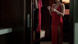 TUSHY Sultry Actress Emily gets DPed by her 2 co-stars Thot two