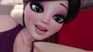 3D FUTANARI Mother & Daughter XXX Family Blow Animation