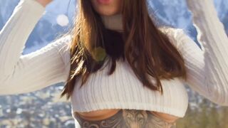 TUSHY Anal-filthy Ski instructor Liya shows off her skillz