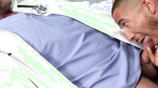 Mike Maverick gets fucked by hung doctor Colby Jansen