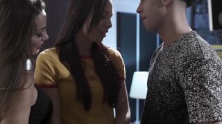 Naughty teenie Aidra Fox takes dick all while eating pussy