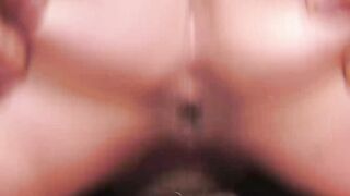 Brunette enjoys sucking a handymans dick and make him moan