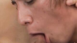 Latino twink tries sixty nine with his man and fucks him raw