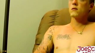 The big dicked straight guy gets his horny meat sucked deep