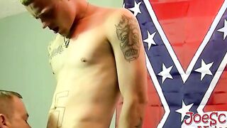 The big dicked straight guy gets his horny meat sucked deep
