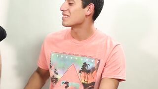 Two mature guys fuck and spitroast this very cute twinkie