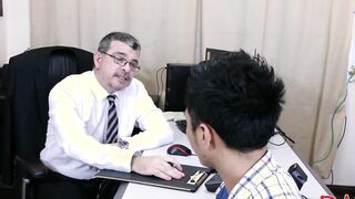 Big dicked Daddy has threesome with Gilbert and Andrew