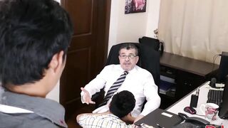 Big dicked Daddy has threesome with Gilbert and Andrew