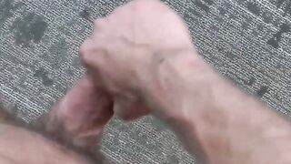 Sexy army dude Craig Cameron wanking his fat stiff pole