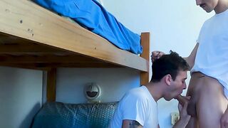 Skinny twink Dimitri hole nailed by Princeso after sloppy BJ