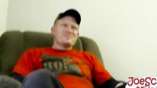 Big Ricks big uncut cock being stroked and sucked on cam