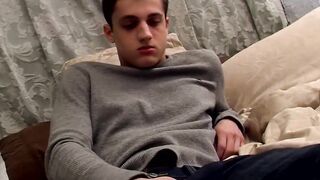 Tattooed teen Chris Porter anal fucked in feet fetish 3way
