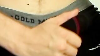 Sweet twinkie only leaves his underwear when masturbating