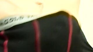 Sweet twinkie only leaves his underwear when masturbating