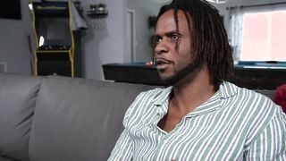 Hot MILF finally fucks black stepson