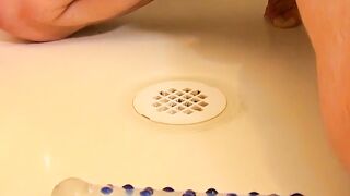 Ryan Sharp jerking and wanking his fat dick in the shower
