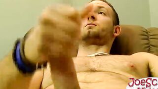 Slender and straight guy gets a little curious about guys