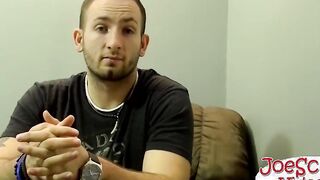 Slender and straight guy gets a little curious about guys