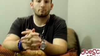 Slender and straight guy gets a little curious about guys