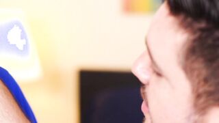 Nubile bear Alezgi Cage fucking hard after hot blowjob