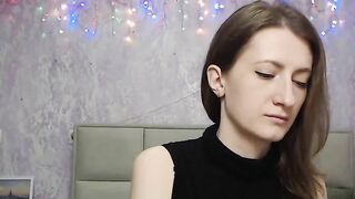 Amateur babe showing her tits on webcam