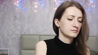 Amateur babe showing her tits on webcam