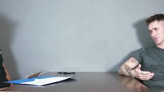 Tattooed stud Zak Bishop dominated horny officer Jace