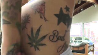 Sexy starlets show their booties and assholes upclose