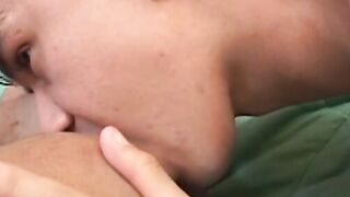 Skinny Latino licks his asshole and barebacks his tiny ass