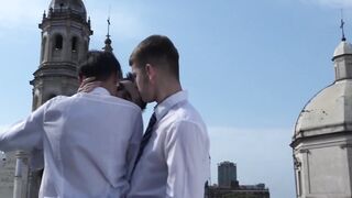 Bareback threesome with the hottest twink Latinos