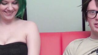 Super naughty UK vixen pounded by nerd producer