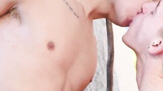 Cute Daniel Hausser barebacked naughty gay after rimming