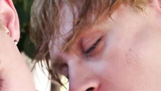 Cute Daniel Hausser barebacked naughty gay after rimming